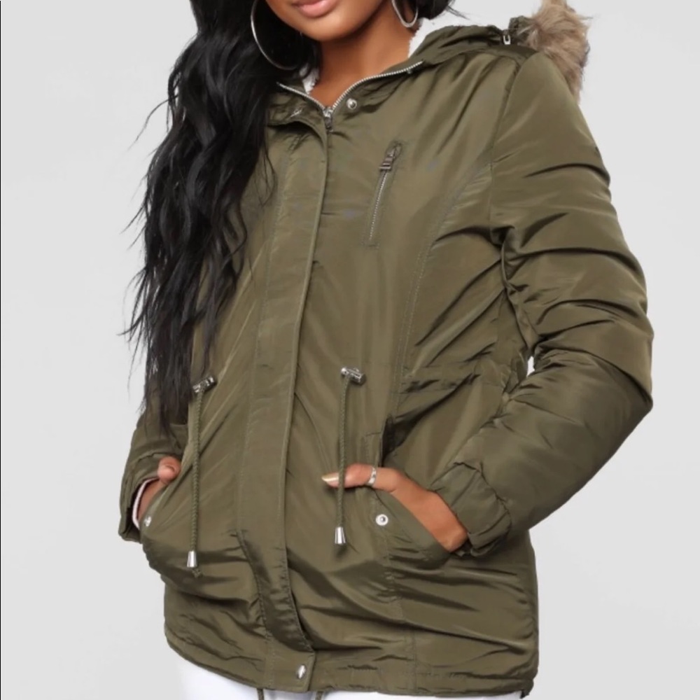 Fashion Nova Anorak Jacket Medium